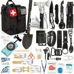 258-Piece Emergency Kit Portable Family Travel