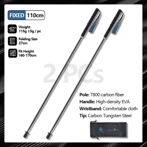 T800 Collapsible Telescopic Pole Hiking Cane Trekking Poles
