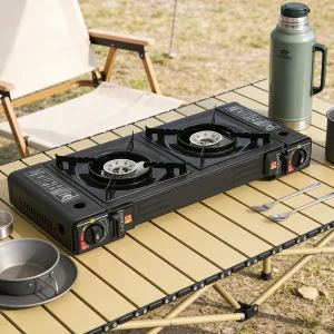 Portable Camping Stove 2 Burner Butane LPG