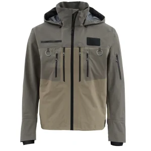 Hooded Wading Jacket Waterproof Breathable Men  Rain Jacket