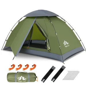Night Cat Upgraded Backpacking Tents 1- 2 Persons